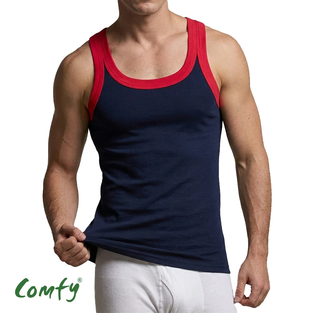 COMFY - Men's Gym Vest Round Neck Without Sleeves