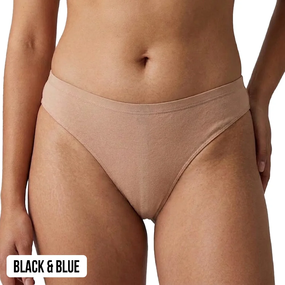 BLACK & BLUE - Women's Thong