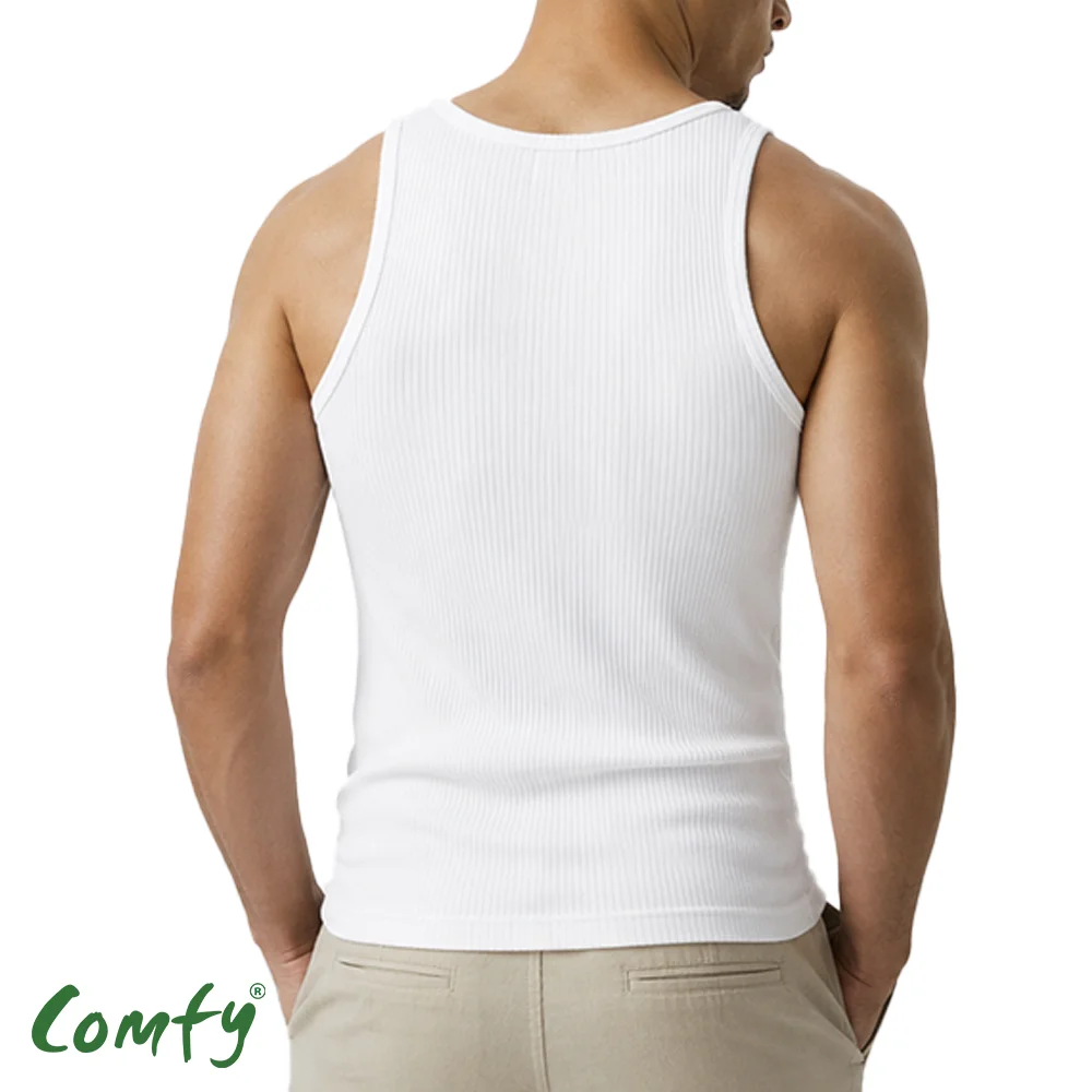 COMFY - Men's Vest Ribbed Without Sleeves