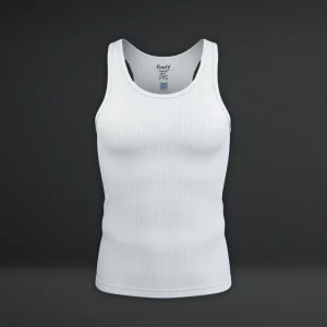 COMFY Men's Ribbed Round Neck Without Sleeves
