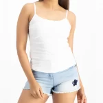 VYAYA Women's Strappy Cami White