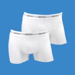 EBONY Men's White Boxer W