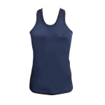 LOCK Colour Round Neck Without Sleeve Navy Blue