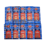 Wall Clock - Men's Sarong Blue Check